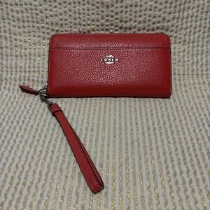 Coach Long Zip around Wallet